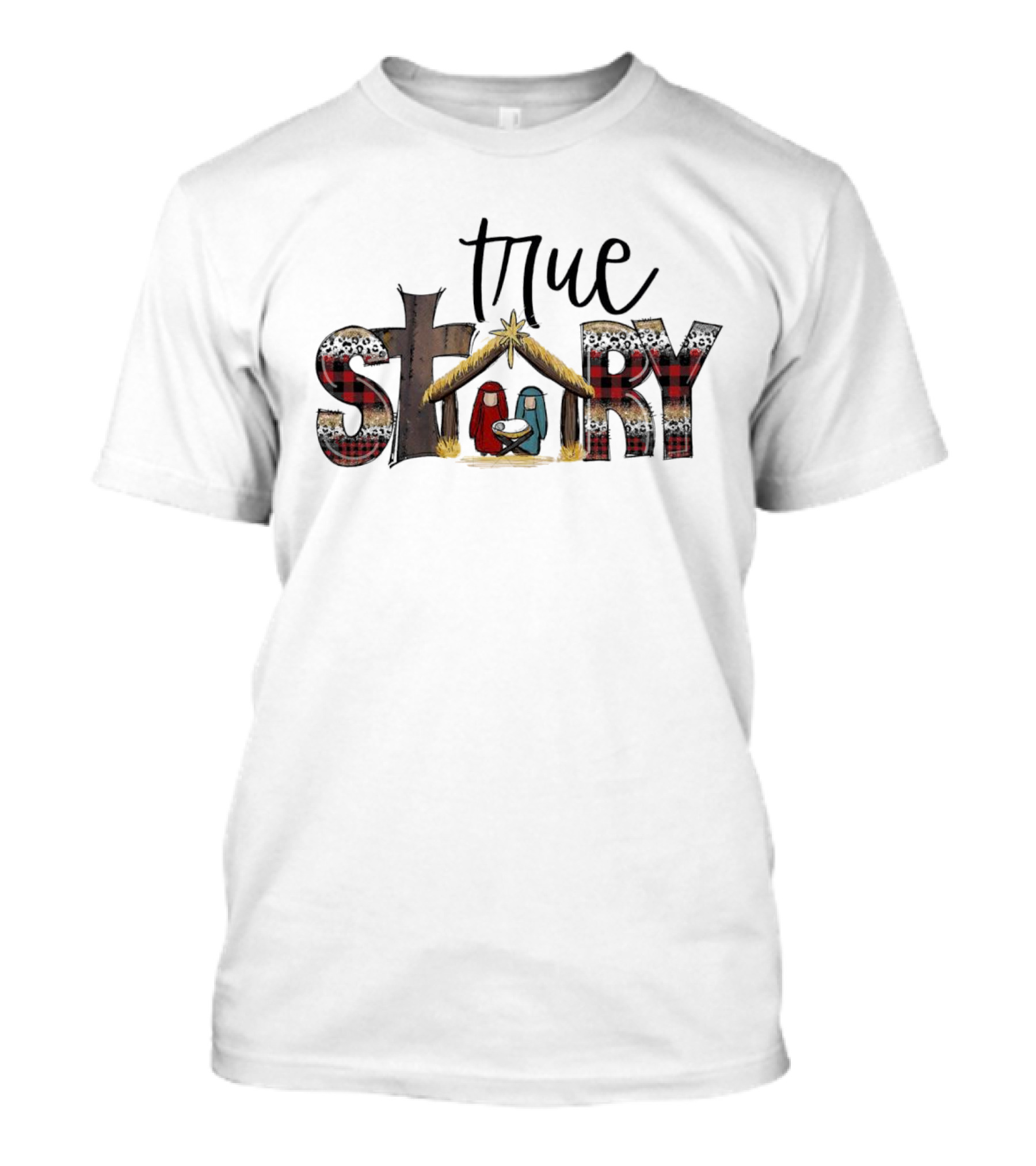True Story Jesus Nativity Merry Christmas T-Shirt