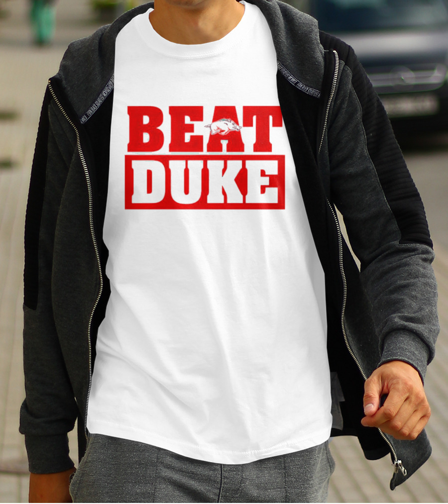 Arkansas Razorbacks Beat Duke Red T-Shirt