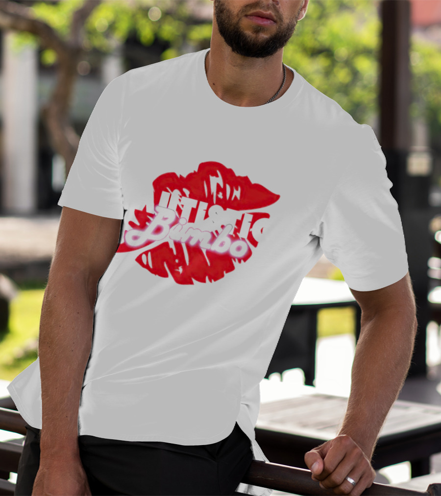 Autistic Bimbo Bold Red Lips T-Shirt