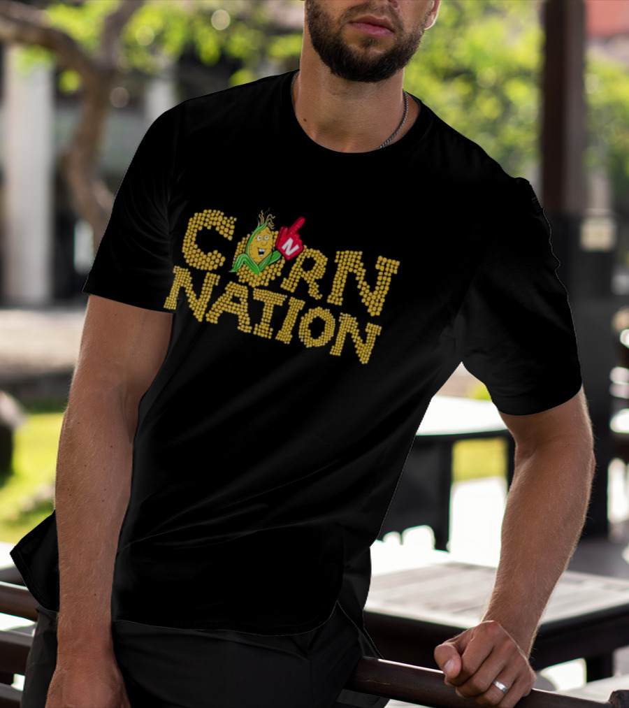 Cobby Corn Nation With Finger Pointing N T-Shirt