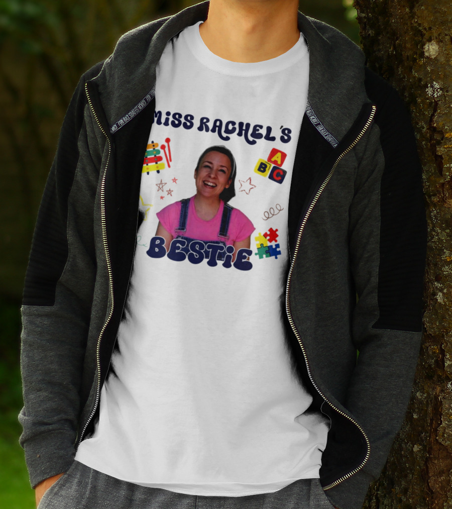 Miss Rachel's Bestie ABC Christmas Custom Name T-Shirt