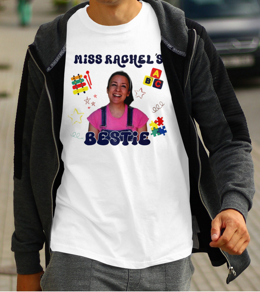 Miss Rachel's Bestie ABC Christmas Custom Name T-Shirt