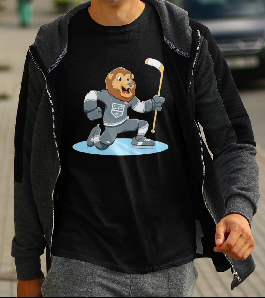 Kings Child Bailey Celebrate LA Hockey Lion Mascot T-Shirt