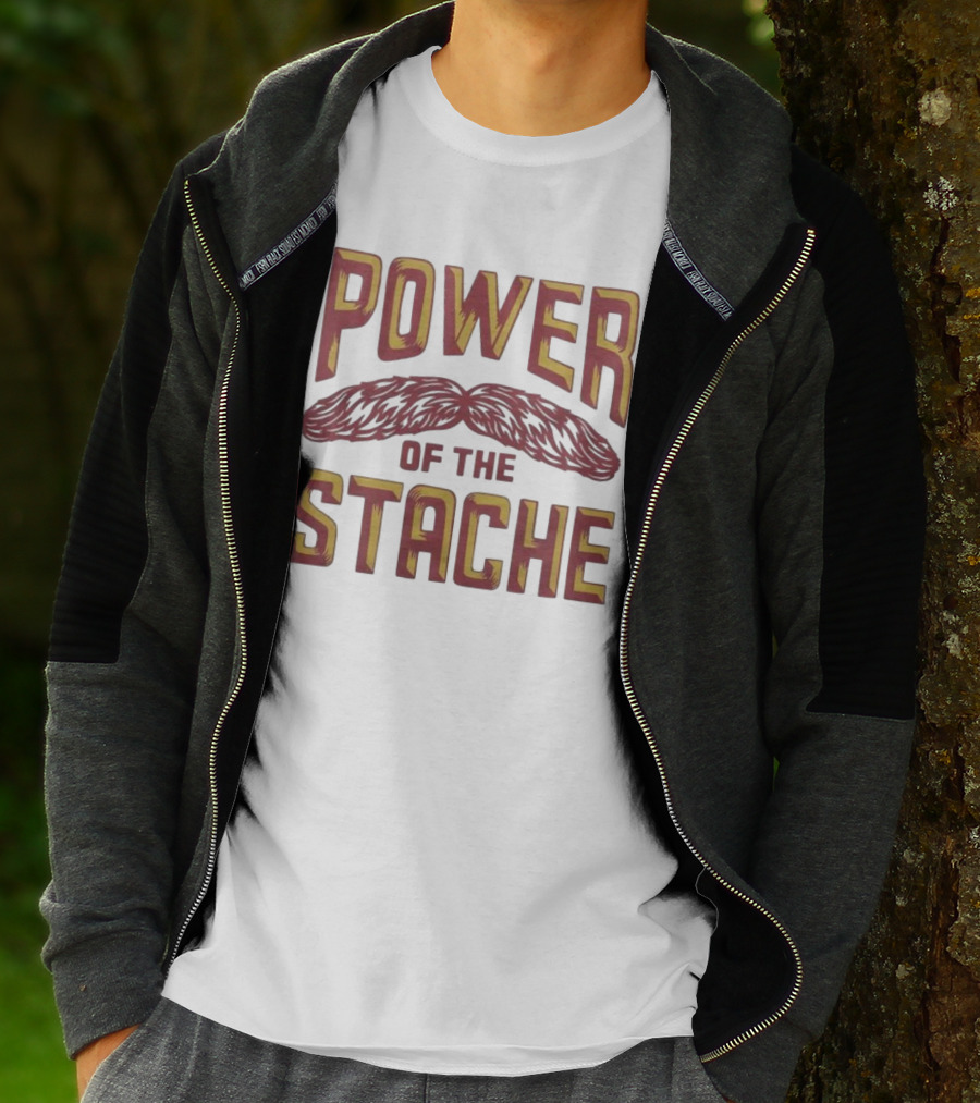 Power Of The Stache Iconic Mustache T-Shirt