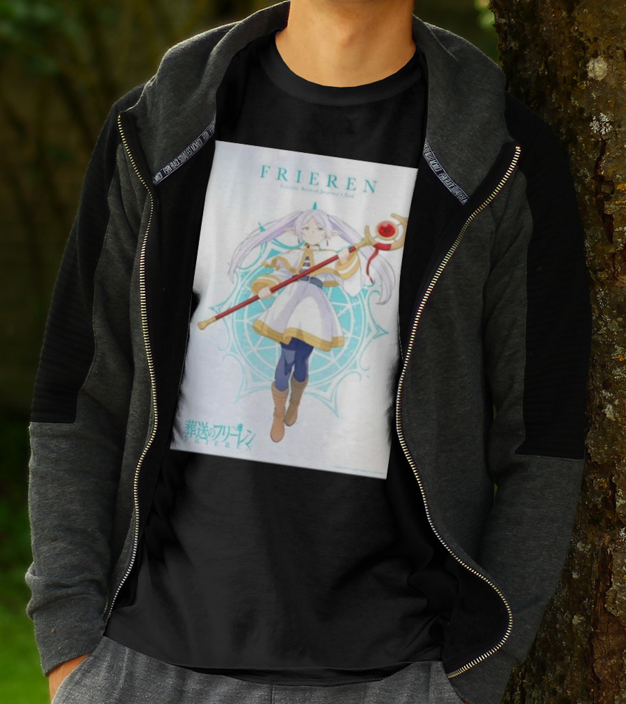 Frieren Beyond Journey's End Sousou No Frieren Anime Character Wand T-Shirt