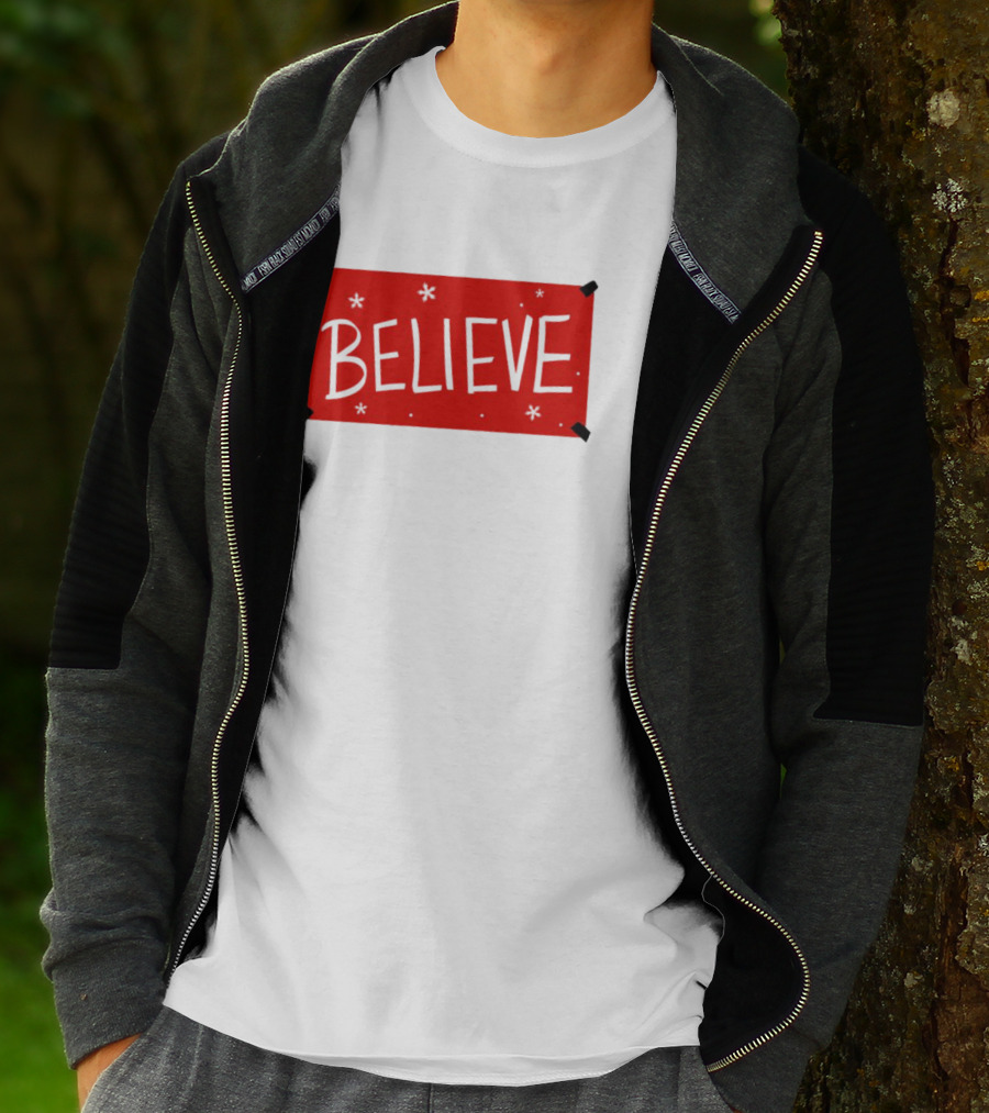 Believe Christmas Holiday Spirit T-Shirt