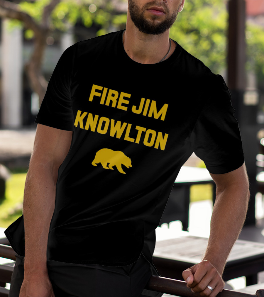 FIRE JIM KNOWLTON Bear T-Shirt