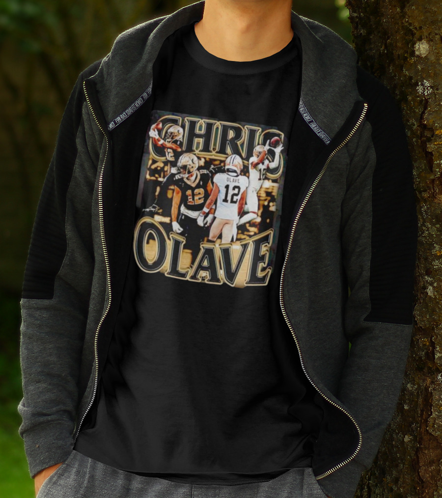 Chris Olave Nola Dreams 12 Saints Football Icons T-Shirt