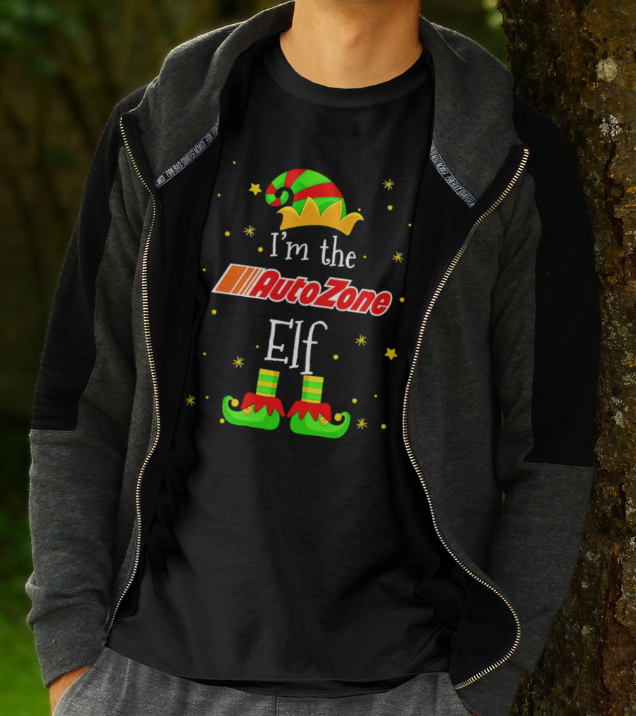 AutoZone Elf Christmas I'm The Holiday Helper T-Shirt