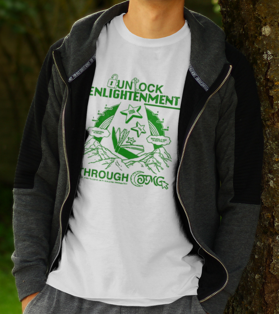 UNLOCK ENLIGHTENMENT THROUGH COSMIC READING LEVEL UP T-Shirt