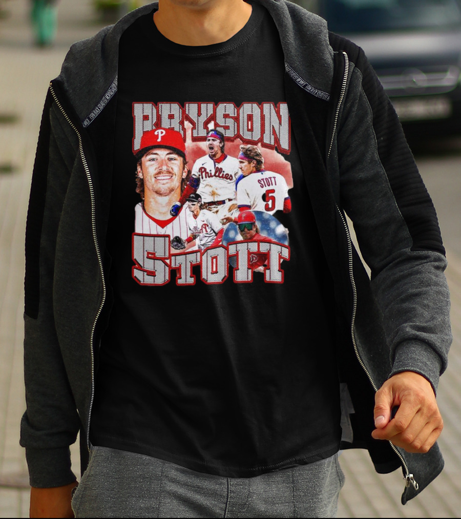 Bryson Stott Philadelphia Phillies Baseball Player T-Shirt