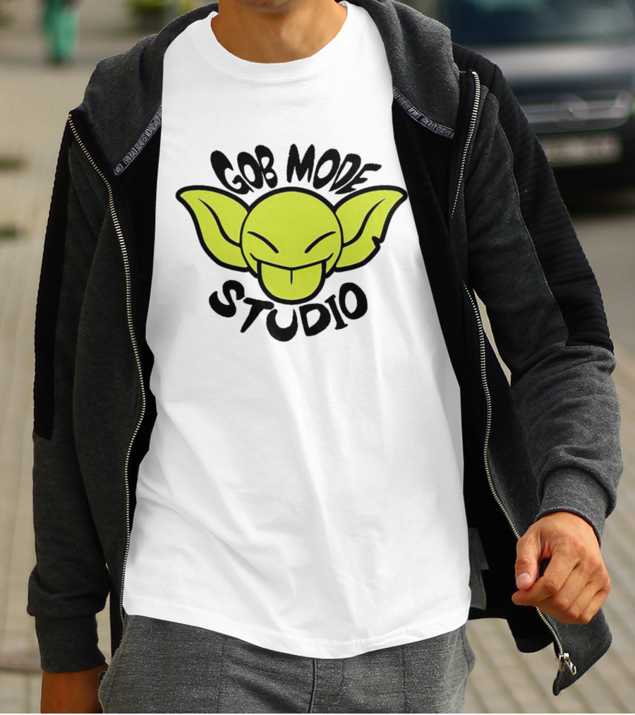 Goblin Gob Mode Studio Playful Green Face T-Shirt
