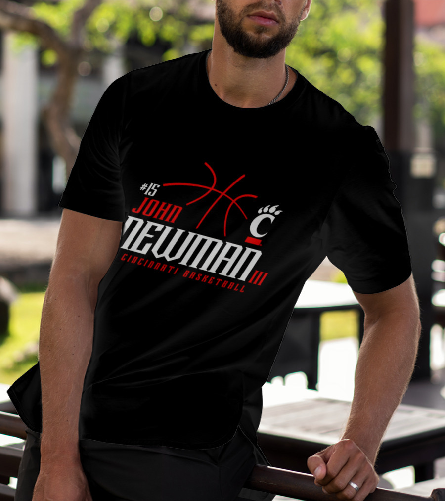 15 John Newman III Cincinnati Basketball T-Shirt