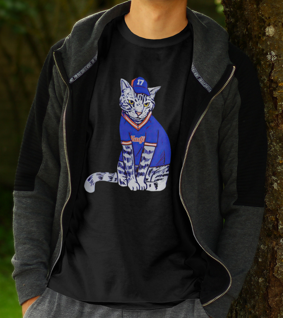 Keith Hernandez Hadji Cat Mets Jersey Number 17 T-Shirt