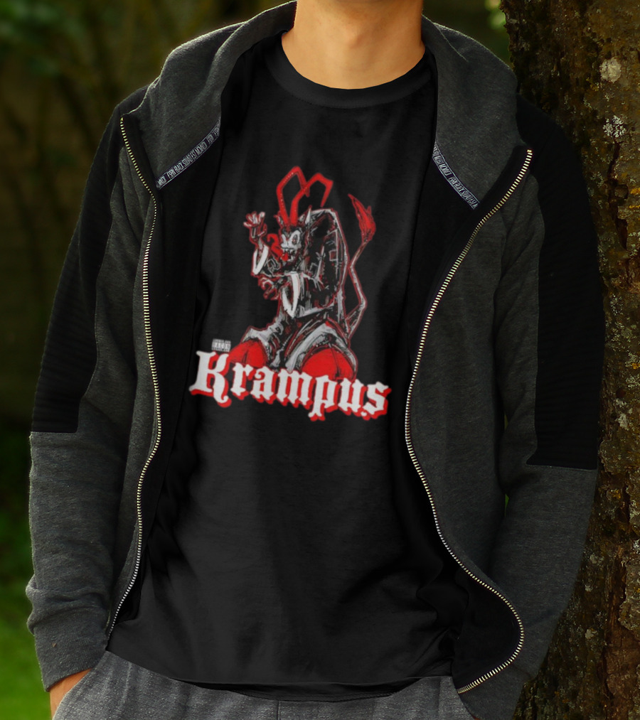 Krampus IV Explicit Content Warning Parental Advisory T-Shirt