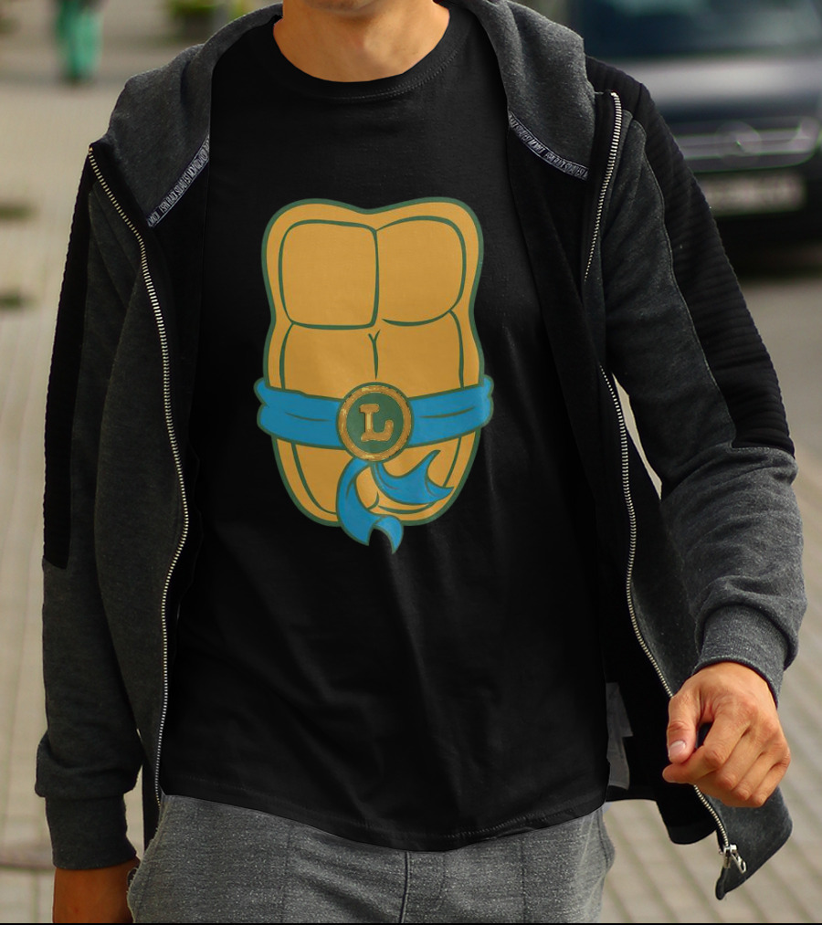 Leonardo Belt Turtle Shell Abs T-Shirt
