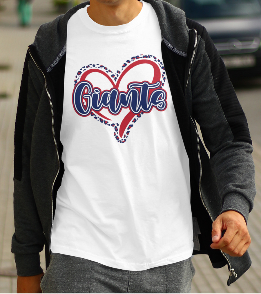 Giants Heart Leopard T-Shirt