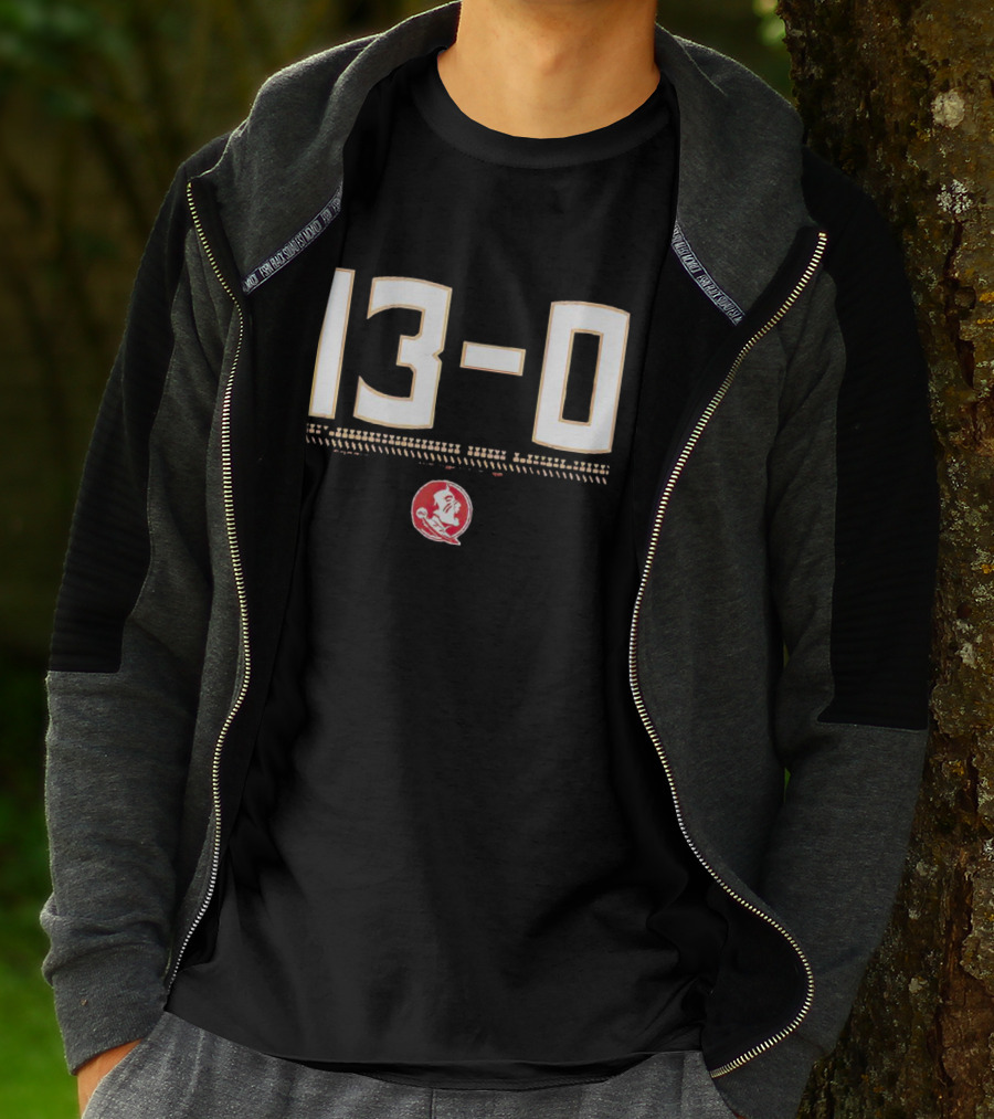 FSU 13-0 Seminoles Football Undefeated Season T-Shirt