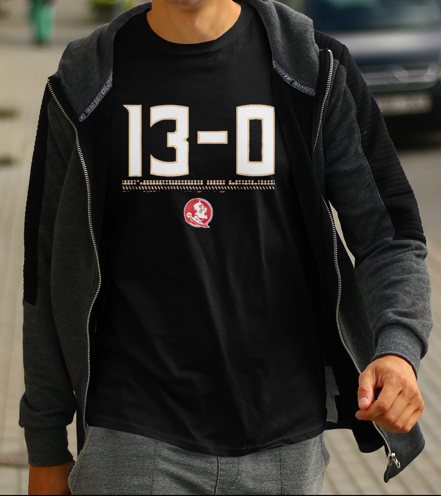 FSU 13-0 Seminoles Football Undefeated Season T-Shirt