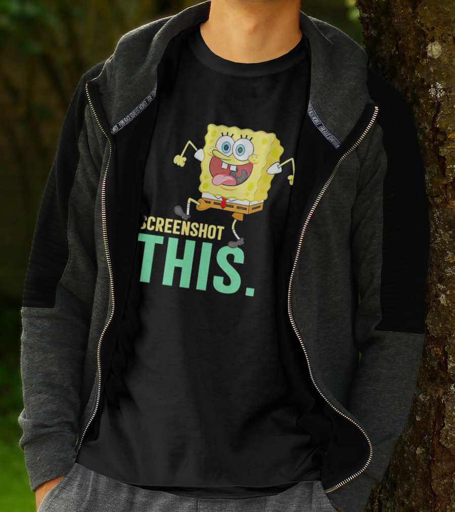 SpongeBob SquarePants Screenshot This Meme Joke T-Shirt
