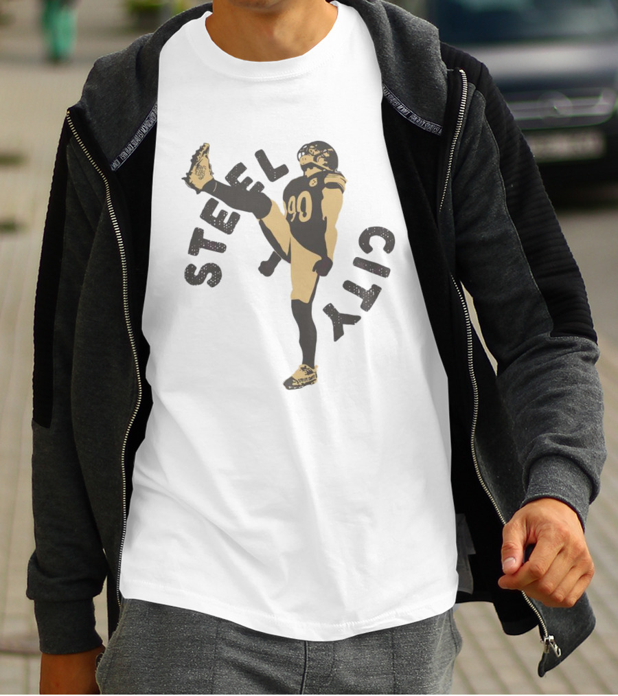 Steel City TJ Watt Pittsburgh Steelers Football T-Shirt