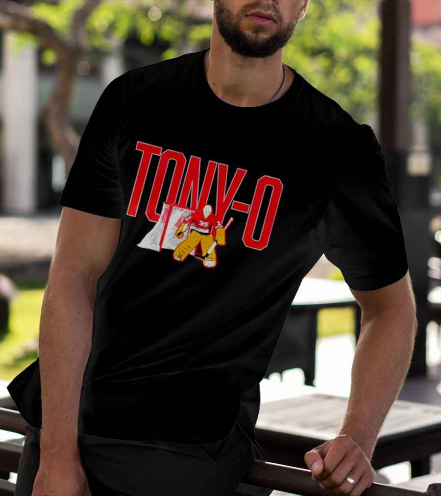 TONY-O 35 Hockey Goalie Net T-Shirt