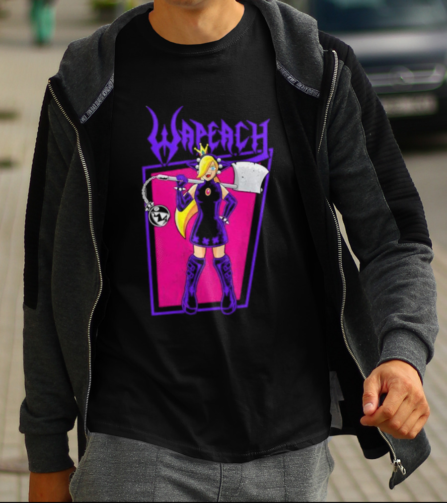 Wah Princess Wapeach Axe Mace Medieval Fantasy Warrior Princess T-Shirt