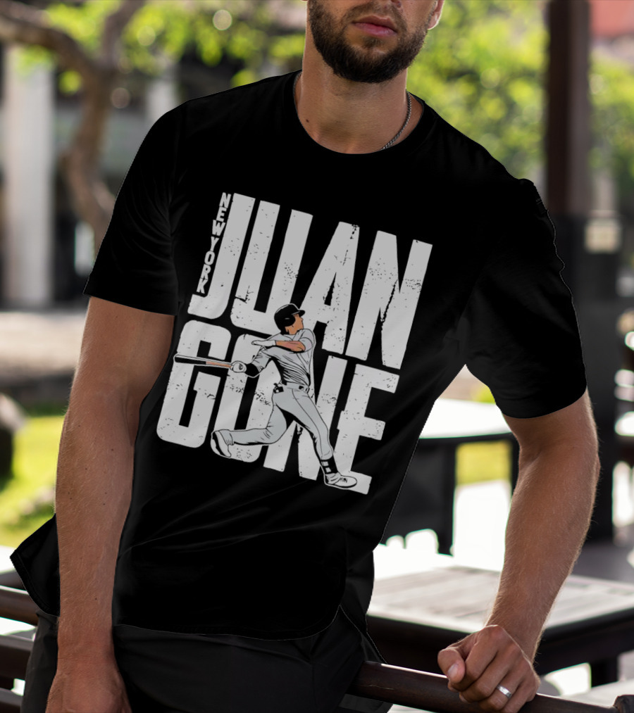 New York Juan Gone Baseball Swing T-Shirt