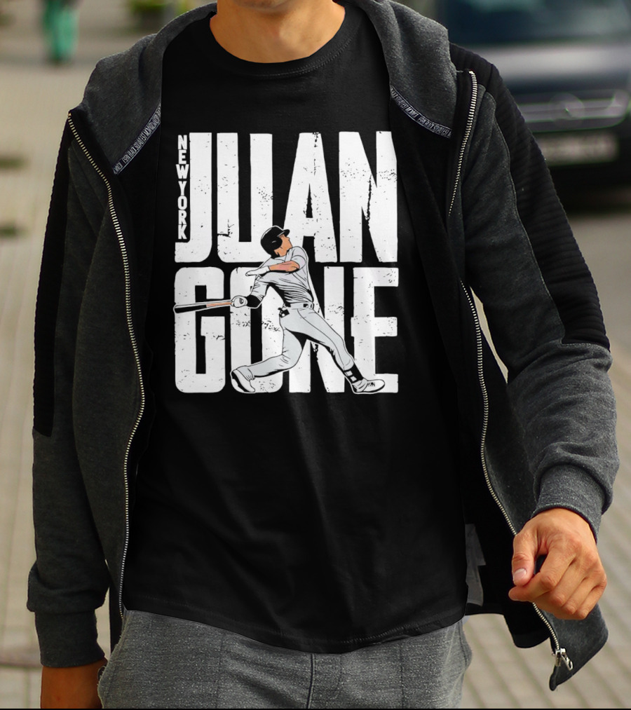 New York Juan Gone Baseball Swing T-Shirt