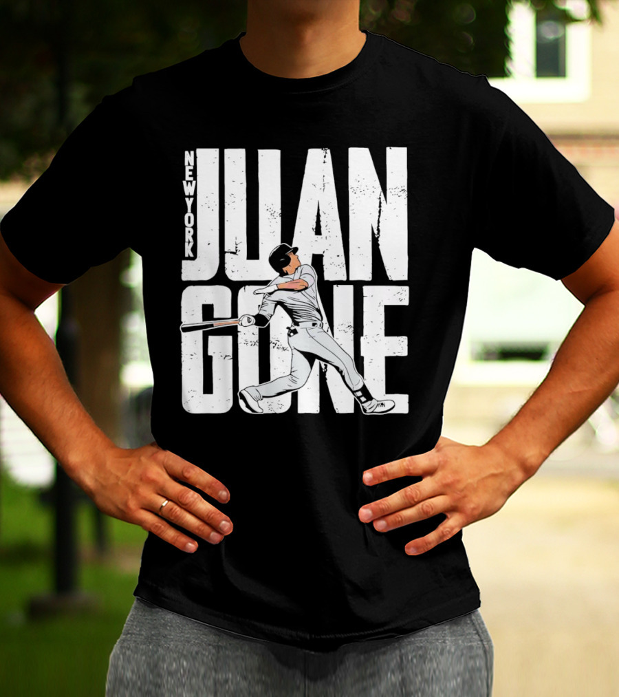 New York Juan Gone Baseball Swing T-Shirt