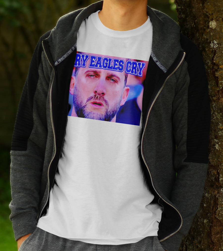 Cry Eagles Cry Nick Sirianni Ford Field Lions Clash T-Shirt