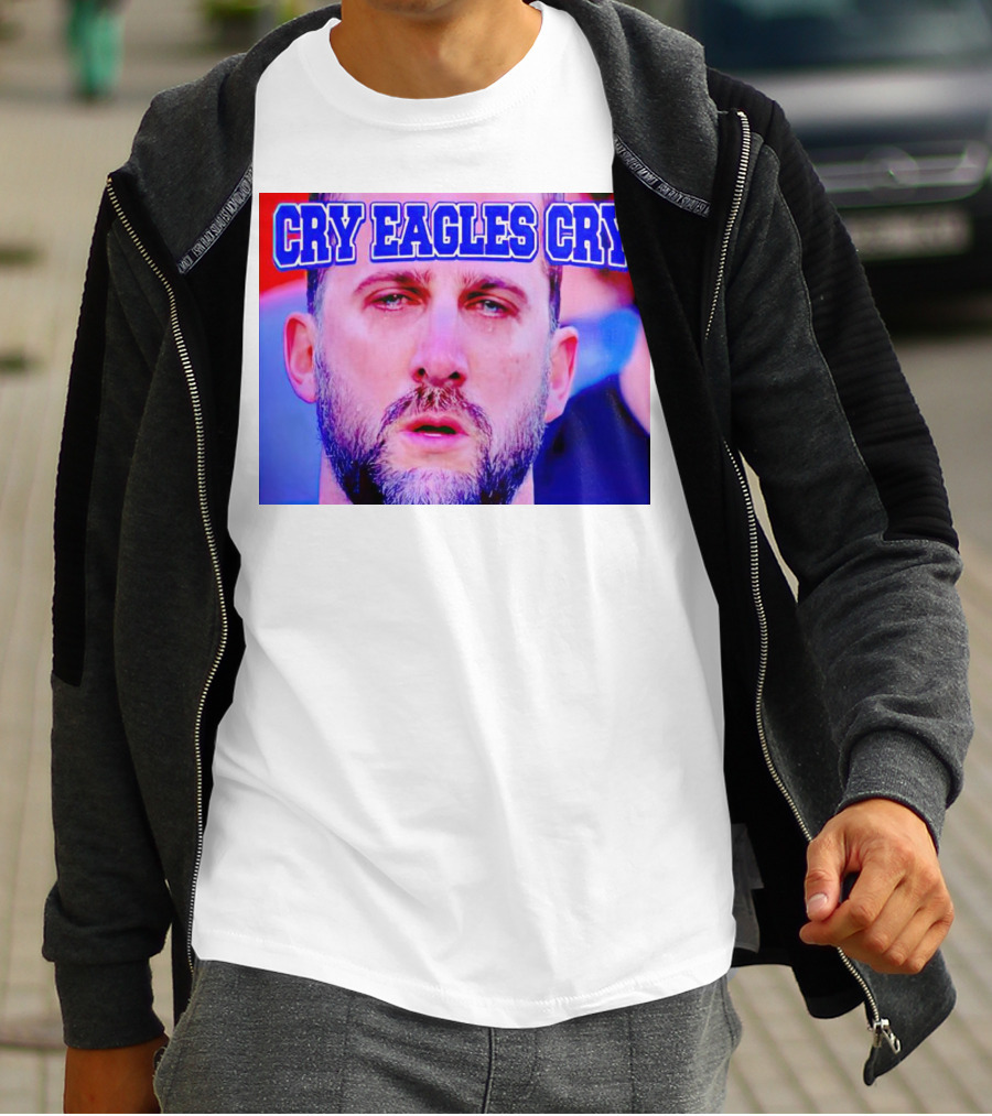 Cry Eagles Cry Nick Sirianni Ford Field Lions Clash T-Shirt