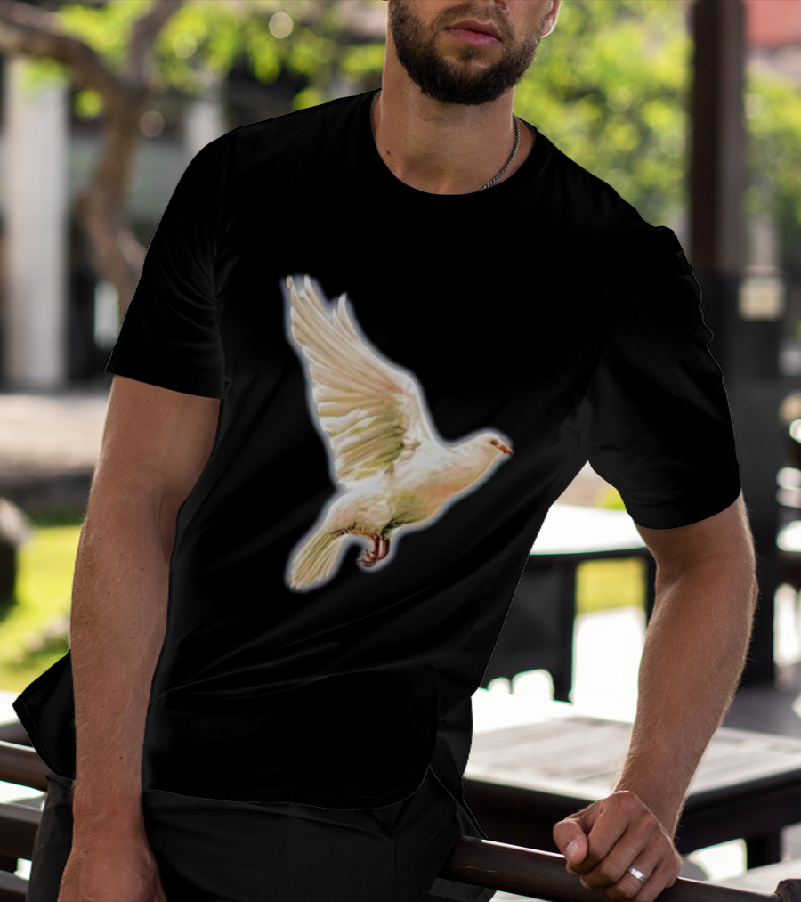 Psycho Peace Dream Dove In Flight T-Shirt