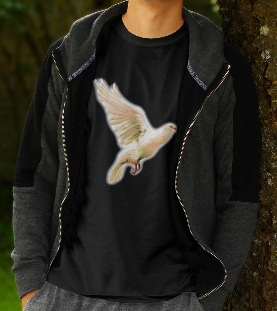 Psycho Peace Dream Dove In Flight T-Shirt