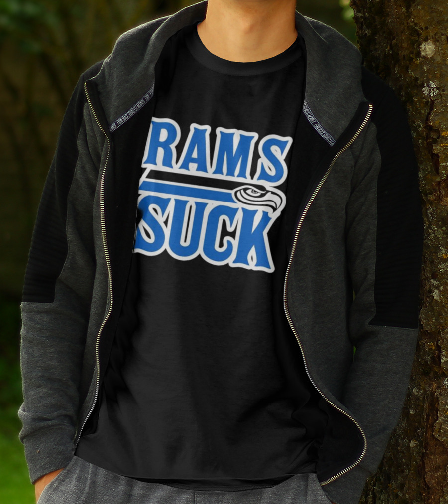 Rams Suck Seattle Seahawks Rivalry Game Day Fan Spirit T-Shirt