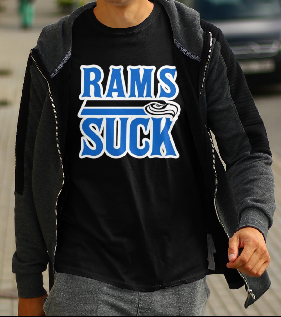 Rams Suck Seattle Seahawks Rivalry Game Day Fan Spirit T-Shirt