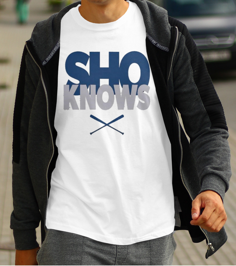 Shohei Ohtani Sho Knows LA Baseball T-Shirt