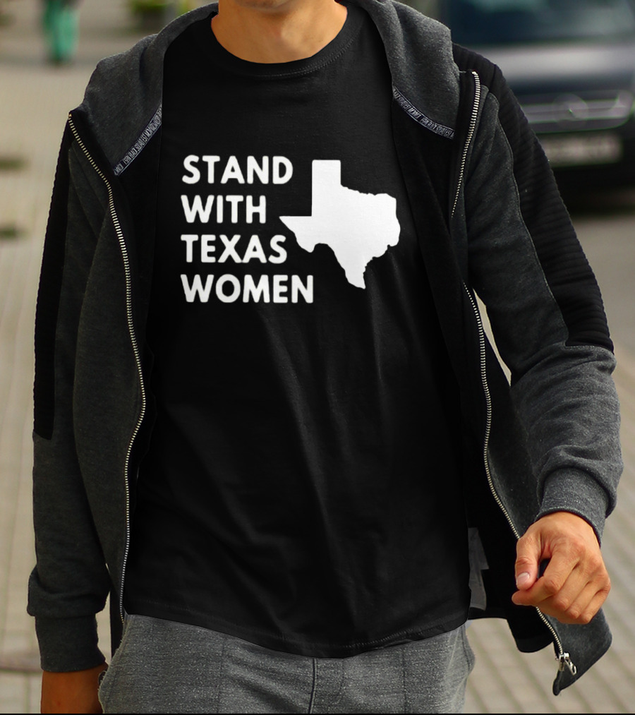 STAND WITH TEXAS WOMEN Map T-Shirt