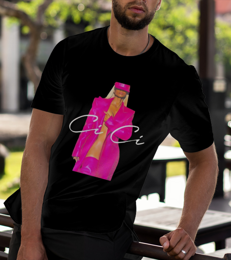 Ciara CiCi Bold Pink Fashion T-Shirt
