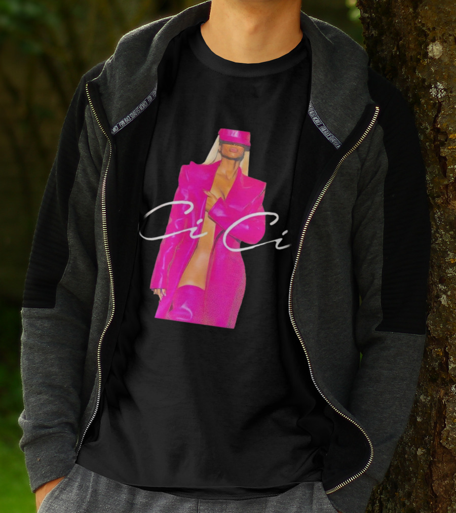 Ciara CiCi Bold Pink Fashion T-Shirt