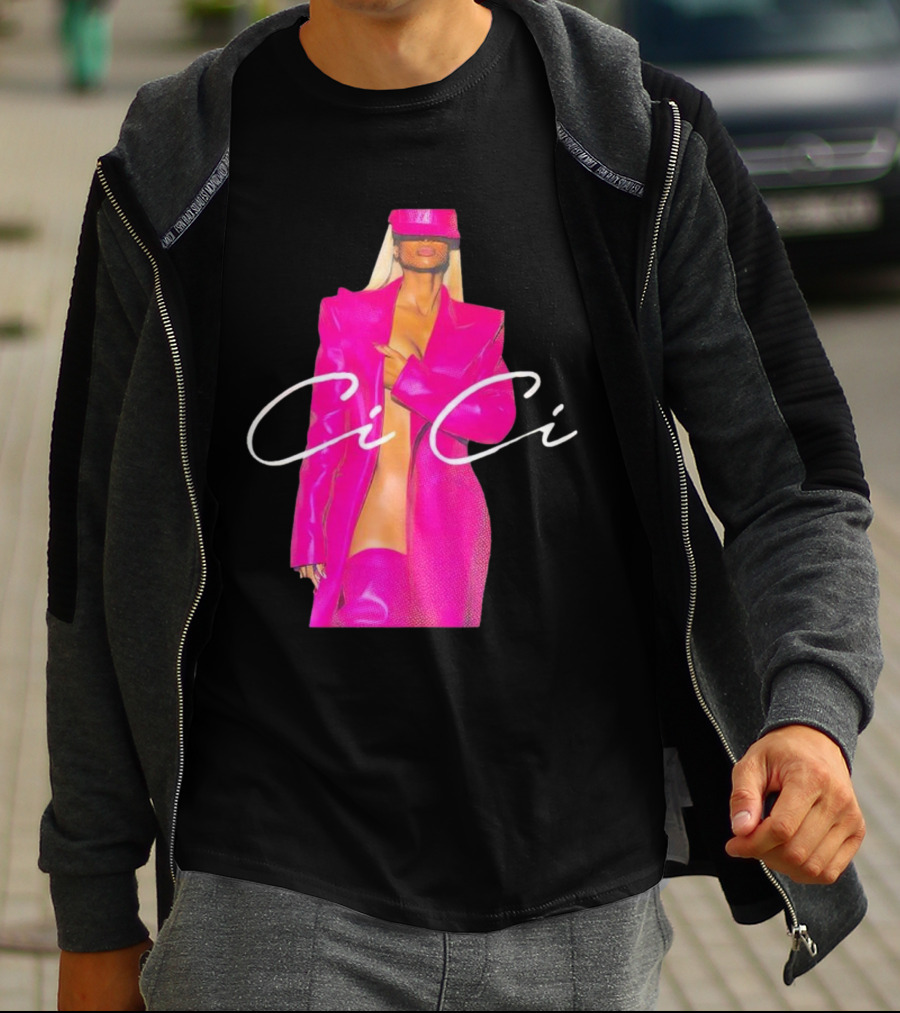 Ciara CiCi Bold Pink Fashion T-Shirt