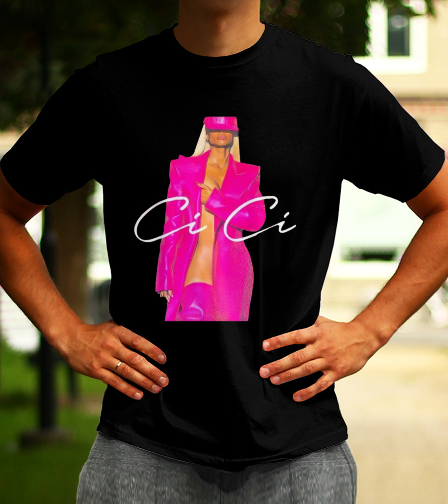 Ciara CiCi Bold Pink Fashion T-Shirt