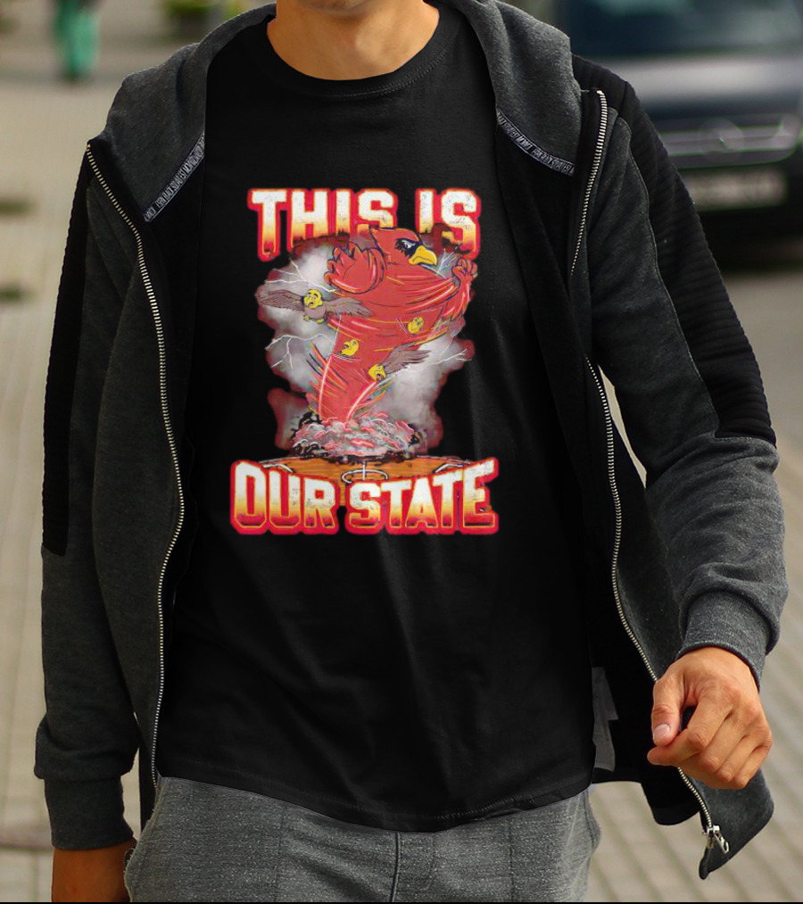 Iowa State Cyclones This Is Our State Tornado Bird T-Shirt