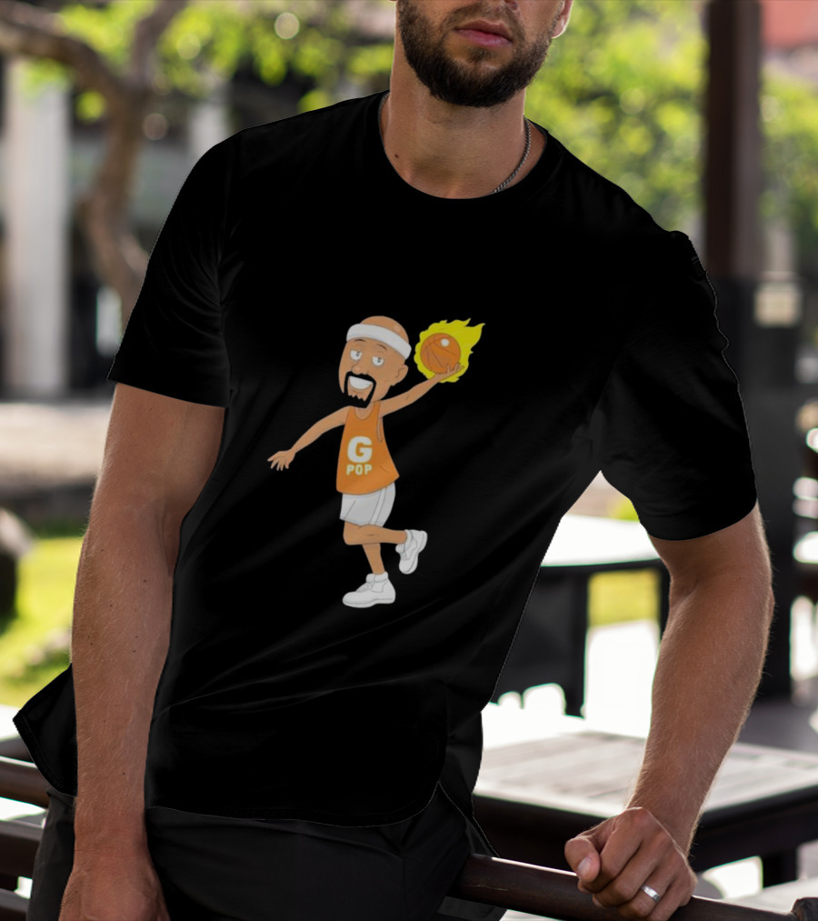 G Pop Flame Basketball T-Shirt
