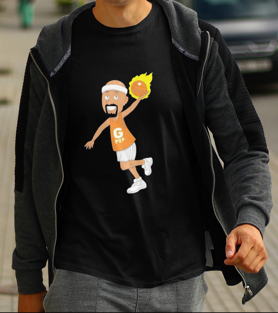 G Pop Flame Basketball T-Shirt
