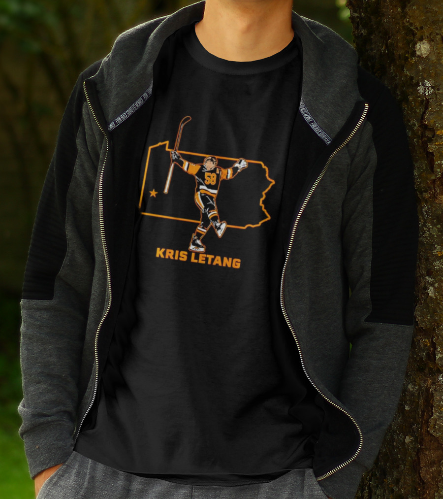 Kris Letang 58 Pennsylvania Hockey Star T-Shirt