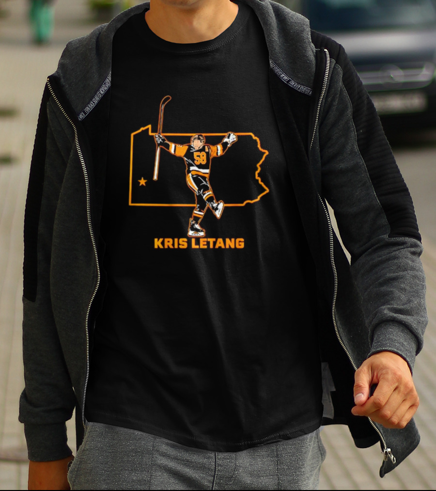 Kris Letang 58 Pennsylvania Hockey Star T-Shirt