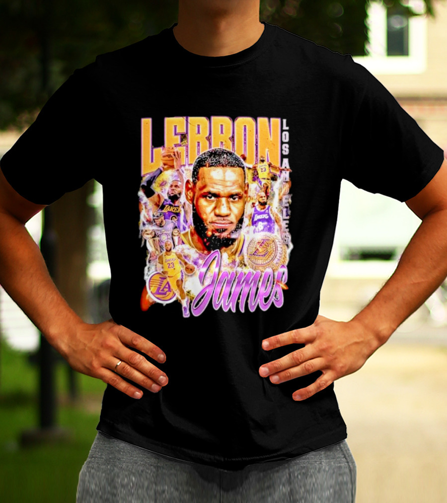 LEBRON JAMES LOS ANGELES LAKERS 23 ICONIC BASKETBALL LEGEND T-Shirt