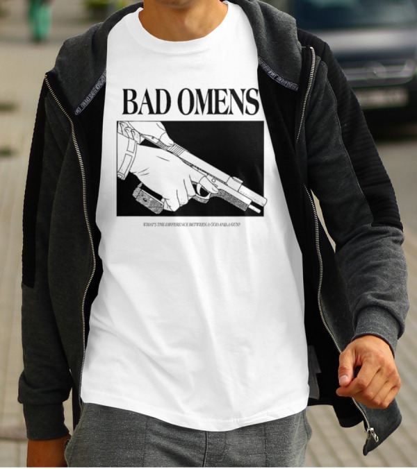 Bad Omens What's The Difference Between A God And A Gun T-Shirt