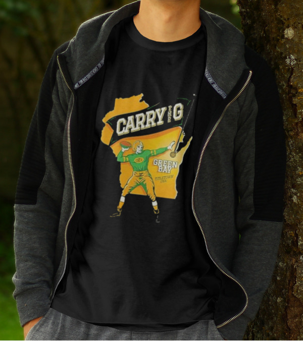 Carry The G Green Bay Titletown USA Football Player Fan T-Shirt